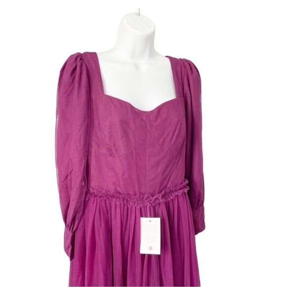 NWT Ivy City Co Florence Tulle Dress Plum size Large - Picture 6 of 13